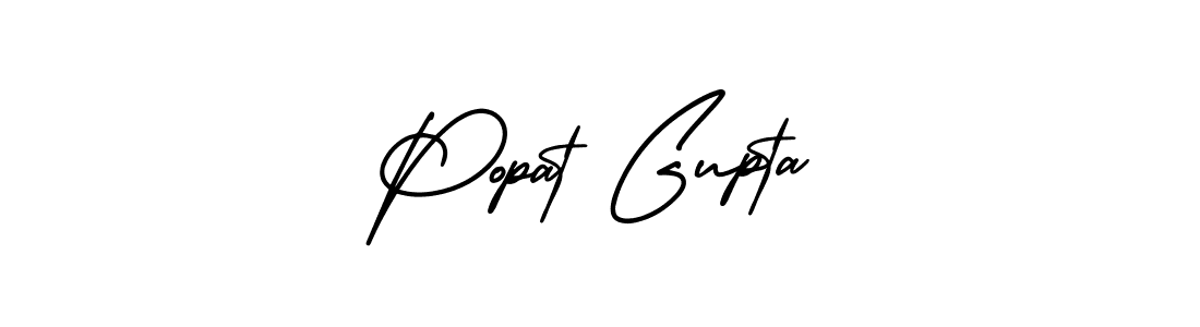 if you are searching for the best signature style for your name Popat Gupta. so please give up your signature search. here we have designed multiple signature styles  using AmerikaSignatureDemo-Regular. Popat Gupta signature style 3 images and pictures png