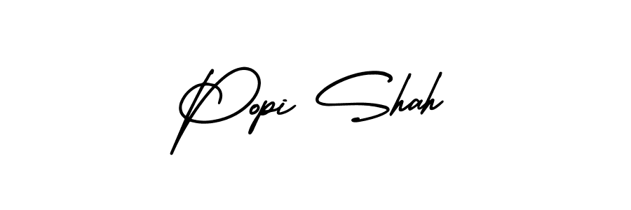 It looks lik you need a new signature style for name Popi Shah. Design unique handwritten (AmerikaSignatureDemo-Regular) signature with our free signature maker in just a few clicks. Popi Shah signature style 3 images and pictures png