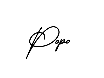 How to Draw Popo signature style? AmerikaSignatureDemo-Regular is a latest design signature styles for name Popo. Popo signature style 3 images and pictures png