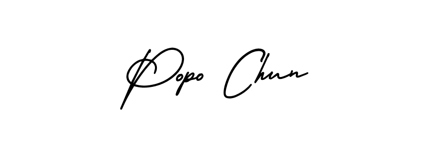 See photos of Popo Chun official signature by Spectra . Check more albums & portfolios. Read reviews & check more about AmerikaSignatureDemo-Regular font. Popo Chun signature style 3 images and pictures png