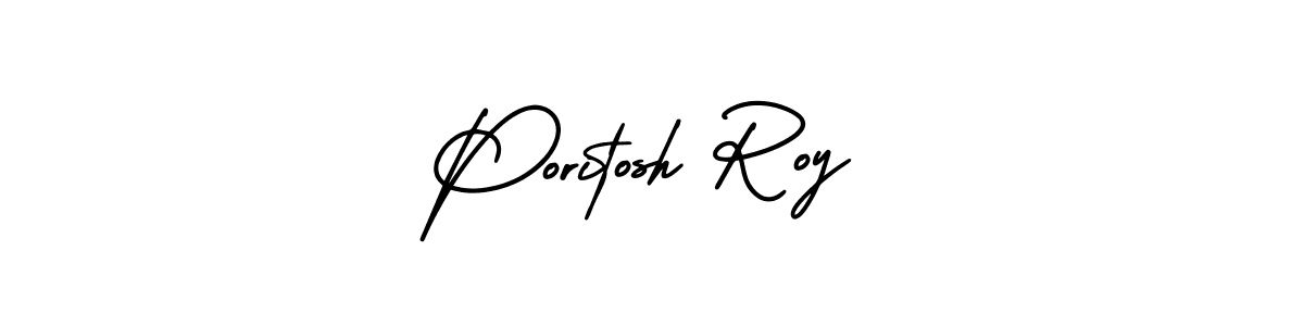 You can use this online signature creator to create a handwritten signature for the name Poritosh Roy. This is the best online autograph maker. Poritosh Roy signature style 3 images and pictures png