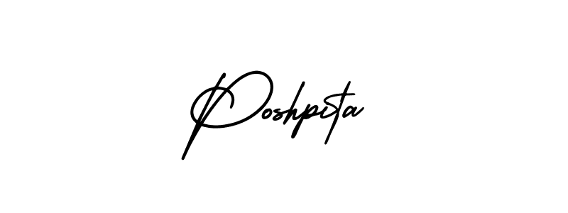 Once you've used our free online signature maker to create your best signature AmerikaSignatureDemo-Regular style, it's time to enjoy all of the benefits that Poshpita name signing documents. Poshpita signature style 3 images and pictures png