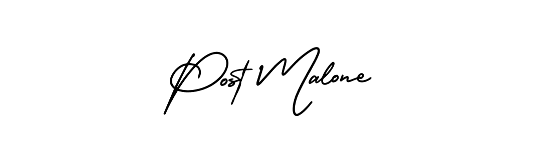 Use a signature maker to create a handwritten signature online. With this signature software, you can design (AmerikaSignatureDemo-Regular) your own signature for name Post Malone. Post Malone signature style 3 images and pictures png
