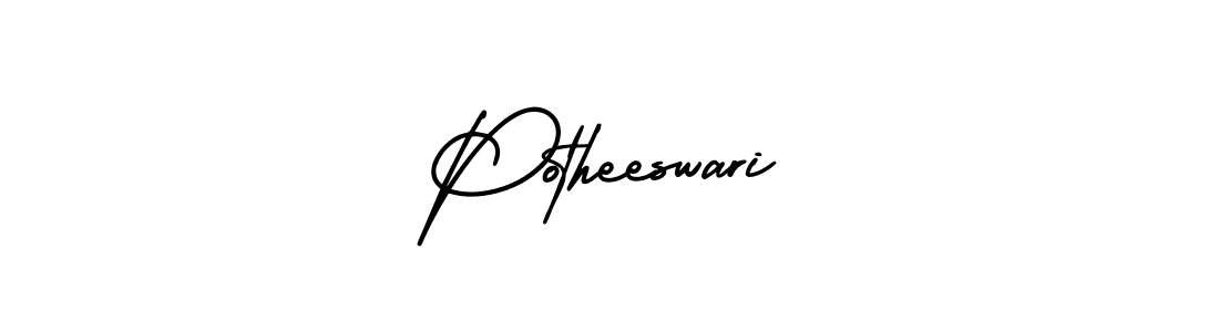 AmerikaSignatureDemo-Regular is a professional signature style that is perfect for those who want to add a touch of class to their signature. It is also a great choice for those who want to make their signature more unique. Get Potheeswari name to fancy signature for free. Potheeswari signature style 3 images and pictures png