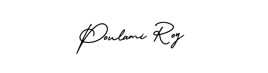 Once you've used our free online signature maker to create your best signature AmerikaSignatureDemo-Regular style, it's time to enjoy all of the benefits that Poulami Roy name signing documents. Poulami Roy signature style 3 images and pictures png