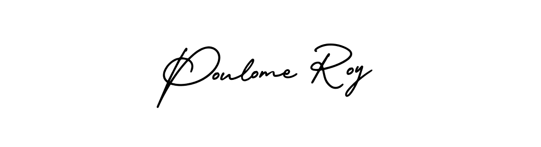 Make a beautiful signature design for name Poulome Roy. Use this online signature maker to create a handwritten signature for free. Poulome Roy signature style 3 images and pictures png