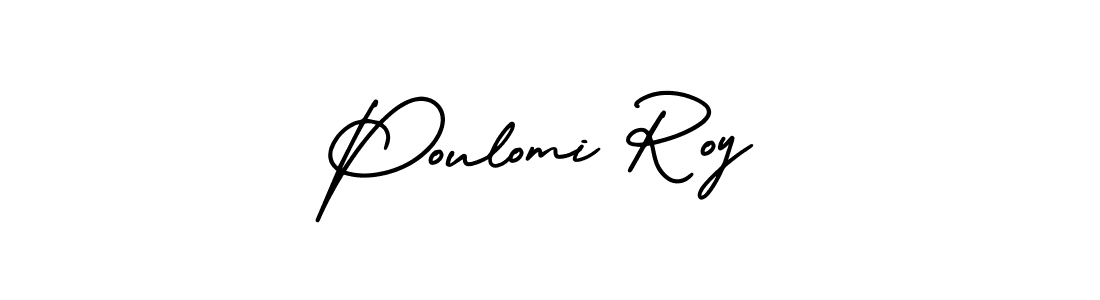 Once you've used our free online signature maker to create your best signature AmerikaSignatureDemo-Regular style, it's time to enjoy all of the benefits that Poulomi Roy name signing documents. Poulomi Roy signature style 3 images and pictures png