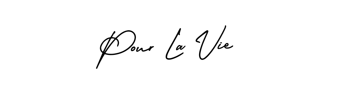 Similarly AmerikaSignatureDemo-Regular is the best handwritten signature design. Signature creator online .You can use it as an online autograph creator for name Pour La Vie. Pour La Vie signature style 3 images and pictures png