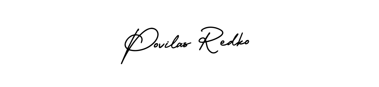 Povilas Redko stylish signature style. Best Handwritten Sign (AmerikaSignatureDemo-Regular) for my name. Handwritten Signature Collection Ideas for my name Povilas Redko. Povilas Redko signature style 3 images and pictures png