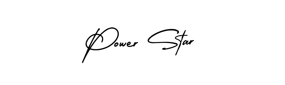 You should practise on your own different ways (AmerikaSignatureDemo-Regular) to write your name (Power Star) in signature. don't let someone else do it for you. Power Star signature style 3 images and pictures png