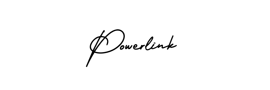 Powerlink stylish signature style. Best Handwritten Sign (AmerikaSignatureDemo-Regular) for my name. Handwritten Signature Collection Ideas for my name Powerlink. Powerlink signature style 3 images and pictures png