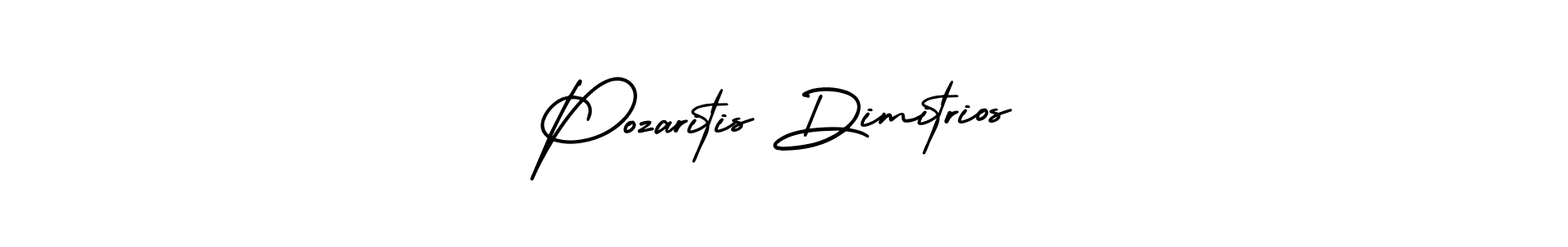 Design your own signature with our free online signature maker. With this signature software, you can create a handwritten (AmerikaSignatureDemo-Regular) signature for name Pozaritis Dimitrios. Pozaritis Dimitrios signature style 3 images and pictures png