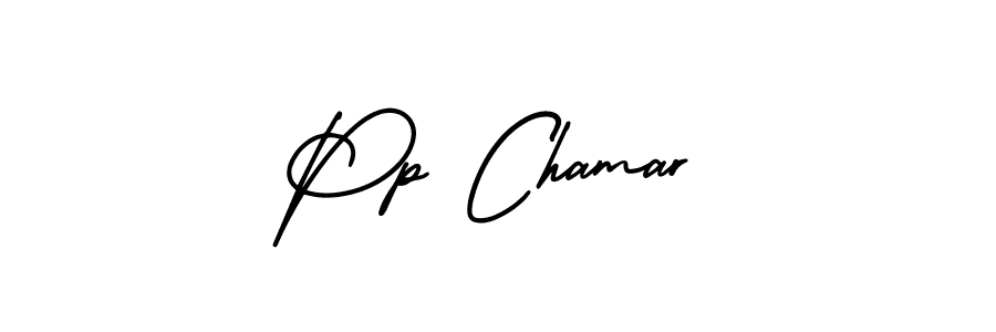 Create a beautiful signature design for name Pp Chamar. With this signature (AmerikaSignatureDemo-Regular) fonts, you can make a handwritten signature for free. Pp Chamar signature style 3 images and pictures png