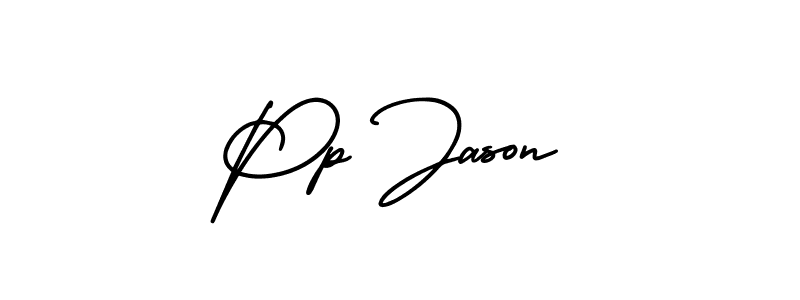 Check out images of Autograph of Pp Jason name. Actor Pp Jason Signature Style. AmerikaSignatureDemo-Regular is a professional sign style online. Pp Jason signature style 3 images and pictures png