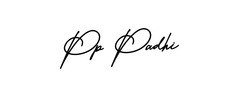 Make a beautiful signature design for name Pp Padhi. With this signature (AmerikaSignatureDemo-Regular) style, you can create a handwritten signature for free. Pp Padhi signature style 3 images and pictures png