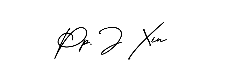 Create a beautiful signature design for name Pp. J Xin. With this signature (AmerikaSignatureDemo-Regular) fonts, you can make a handwritten signature for free. Pp. J Xin signature style 3 images and pictures png