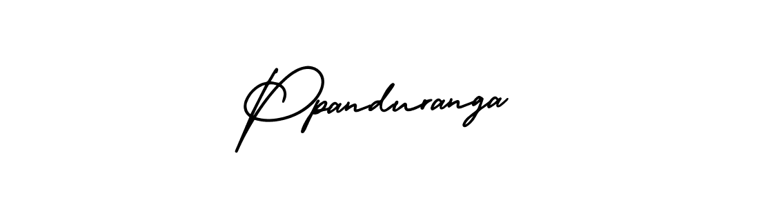 How to make Ppanduranga signature? AmerikaSignatureDemo-Regular is a professional autograph style. Create handwritten signature for Ppanduranga name. Ppanduranga signature style 3 images and pictures png