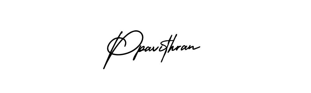 Make a beautiful signature design for name Ppavithran. Use this online signature maker to create a handwritten signature for free. Ppavithran signature style 3 images and pictures png