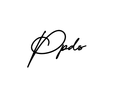 Ppds stylish signature style. Best Handwritten Sign (AmerikaSignatureDemo-Regular) for my name. Handwritten Signature Collection Ideas for my name Ppds. Ppds signature style 3 images and pictures png