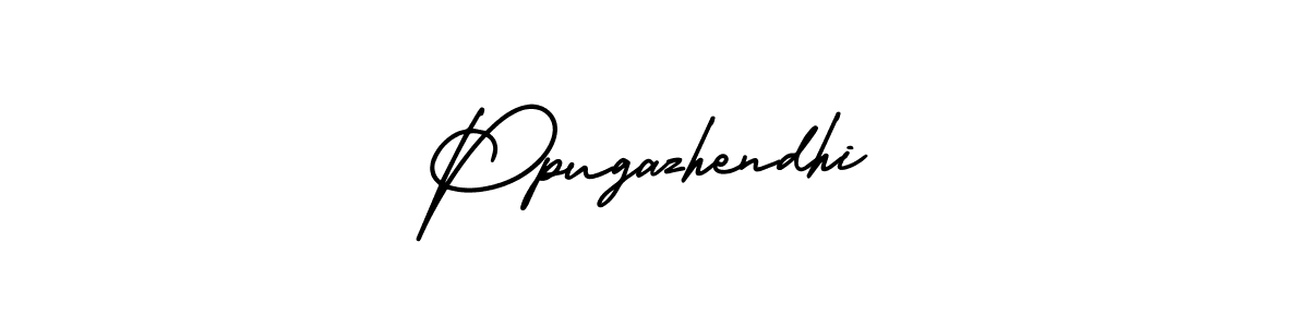 How to make Ppugazhendhi signature? AmerikaSignatureDemo-Regular is a professional autograph style. Create handwritten signature for Ppugazhendhi name. Ppugazhendhi signature style 3 images and pictures png