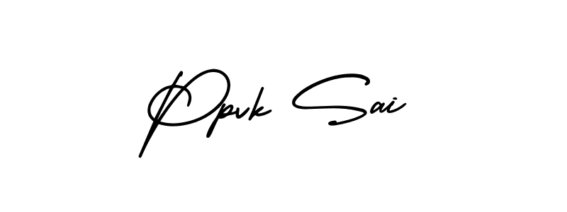How to Draw Ppvk Sai signature style? AmerikaSignatureDemo-Regular is a latest design signature styles for name Ppvk Sai. Ppvk Sai signature style 3 images and pictures png