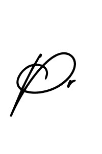 Design your own signature with our free online signature maker. With this signature software, you can create a handwritten (AmerikaSignatureDemo-Regular) signature for name Pr. Pr signature style 3 images and pictures png