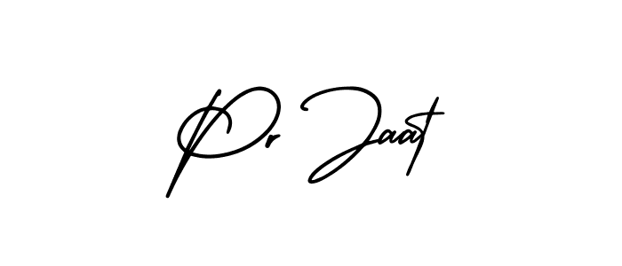 Similarly AmerikaSignatureDemo-Regular is the best handwritten signature design. Signature creator online .You can use it as an online autograph creator for name Pr Jaat. Pr Jaat signature style 3 images and pictures png
