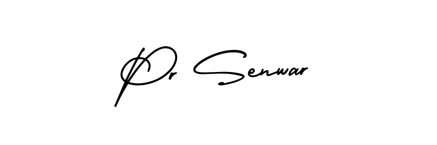 Also we have Pr Senwar name is the best signature style. Create professional handwritten signature collection using AmerikaSignatureDemo-Regular autograph style. Pr Senwar signature style 3 images and pictures png