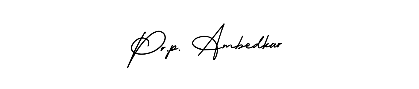 It looks lik you need a new signature style for name Pr.p. Ambedkar. Design unique handwritten (AmerikaSignatureDemo-Regular) signature with our free signature maker in just a few clicks. Pr.p. Ambedkar signature style 3 images and pictures png