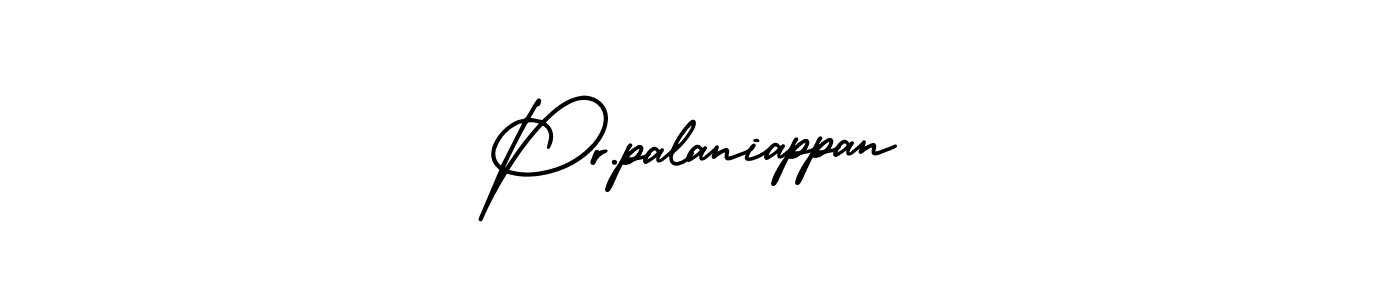 AmerikaSignatureDemo-Regular is a professional signature style that is perfect for those who want to add a touch of class to their signature. It is also a great choice for those who want to make their signature more unique. Get Pr.palaniappan name to fancy signature for free. Pr.palaniappan signature style 3 images and pictures png