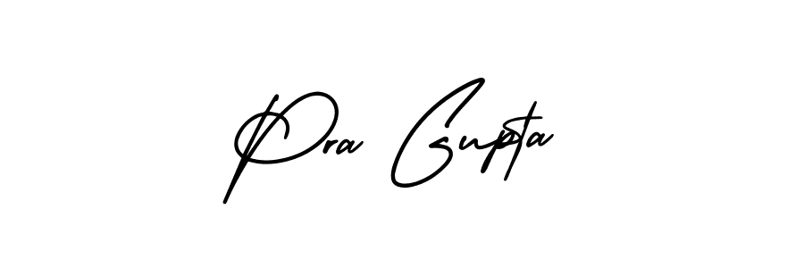 AmerikaSignatureDemo-Regular is a professional signature style that is perfect for those who want to add a touch of class to their signature. It is also a great choice for those who want to make their signature more unique. Get Pra Gupta name to fancy signature for free. Pra Gupta signature style 3 images and pictures png