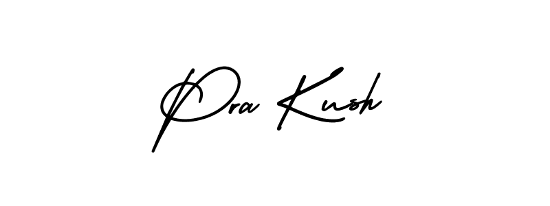 AmerikaSignatureDemo-Regular is a professional signature style that is perfect for those who want to add a touch of class to their signature. It is also a great choice for those who want to make their signature more unique. Get Pra Kush name to fancy signature for free. Pra Kush signature style 3 images and pictures png