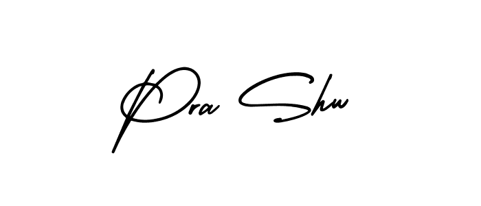 Best and Professional Signature Style for Pra Shw. AmerikaSignatureDemo-Regular Best Signature Style Collection. Pra Shw signature style 3 images and pictures png