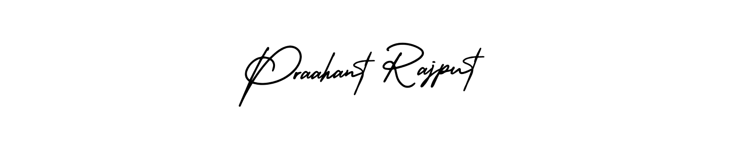 It looks lik you need a new signature style for name Praahant Rajput. Design unique handwritten (AmerikaSignatureDemo-Regular) signature with our free signature maker in just a few clicks. Praahant Rajput signature style 3 images and pictures png