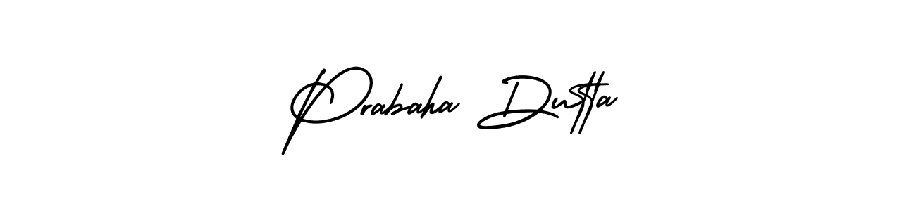 Make a short Prabaha Dutta signature style. Manage your documents anywhere anytime using AmerikaSignatureDemo-Regular. Create and add eSignatures, submit forms, share and send files easily. Prabaha Dutta signature style 3 images and pictures png