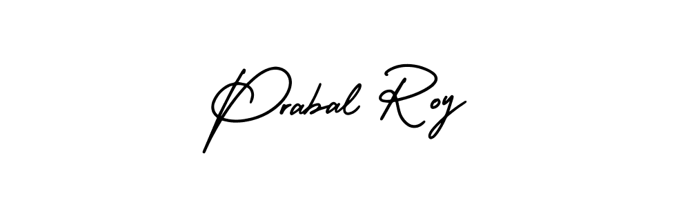 Create a beautiful signature design for name Prabal Roy. With this signature (AmerikaSignatureDemo-Regular) fonts, you can make a handwritten signature for free. Prabal Roy signature style 3 images and pictures png