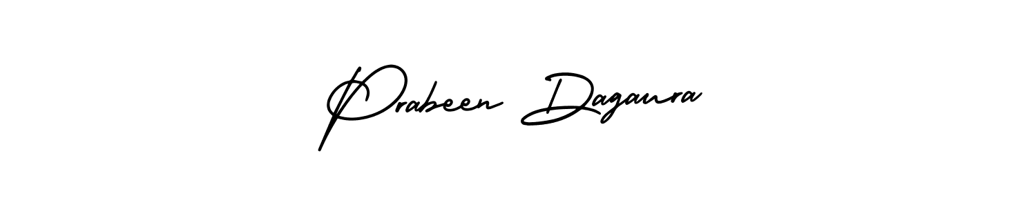 AmerikaSignatureDemo-Regular is a professional signature style that is perfect for those who want to add a touch of class to their signature. It is also a great choice for those who want to make their signature more unique. Get Prabeen Dagaura name to fancy signature for free. Prabeen Dagaura signature style 3 images and pictures png