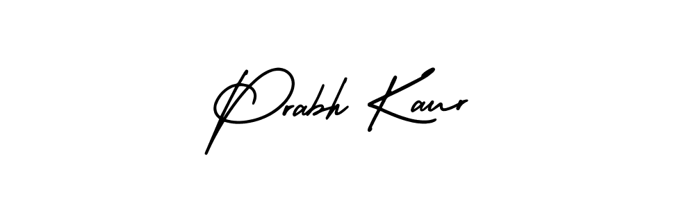 Design your own signature with our free online signature maker. With this signature software, you can create a handwritten (AmerikaSignatureDemo-Regular) signature for name Prabh Kaur. Prabh Kaur signature style 3 images and pictures png