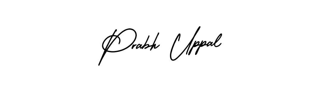 Use a signature maker to create a handwritten signature online. With this signature software, you can design (AmerikaSignatureDemo-Regular) your own signature for name Prabh Uppal. Prabh Uppal signature style 3 images and pictures png