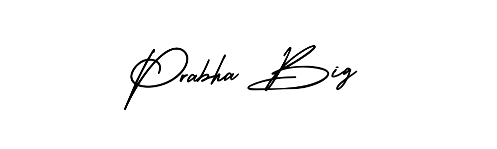 Also we have Prabha Big name is the best signature style. Create professional handwritten signature collection using AmerikaSignatureDemo-Regular autograph style. Prabha Big signature style 3 images and pictures png