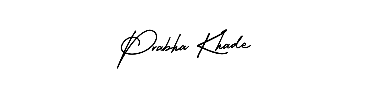 AmerikaSignatureDemo-Regular is a professional signature style that is perfect for those who want to add a touch of class to their signature. It is also a great choice for those who want to make their signature more unique. Get Prabha Khade name to fancy signature for free. Prabha Khade signature style 3 images and pictures png