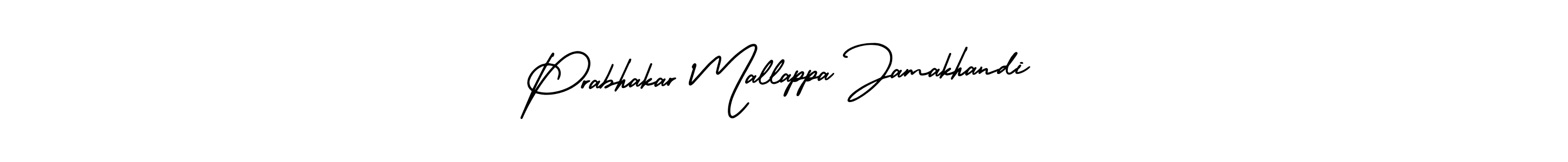 It looks lik you need a new signature style for name Prabhakar Mallappa Jamakhandi. Design unique handwritten (AmerikaSignatureDemo-Regular) signature with our free signature maker in just a few clicks. Prabhakar Mallappa Jamakhandi signature style 3 images and pictures png