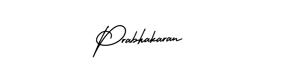 You should practise on your own different ways (AmerikaSignatureDemo-Regular) to write your name (Prabhakaran) in signature. don't let someone else do it for you. Prabhakaran signature style 3 images and pictures png