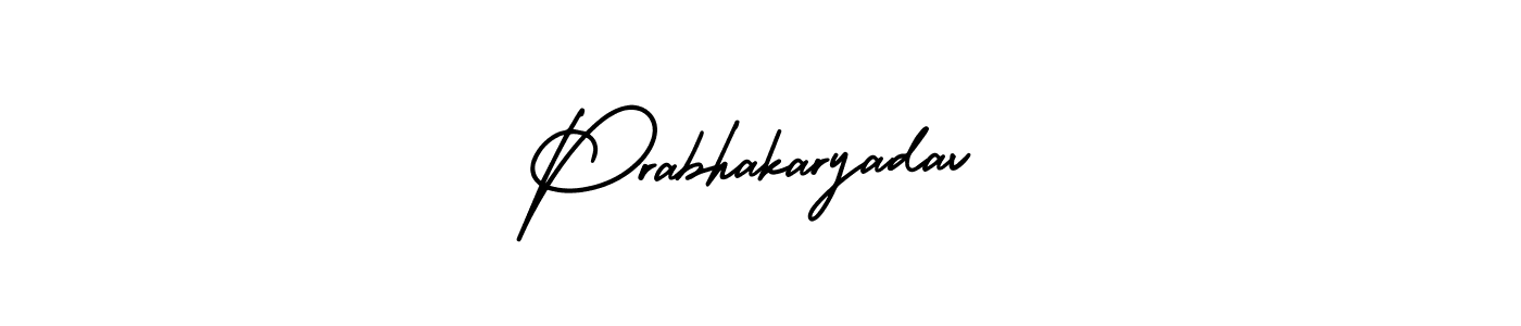 Make a beautiful signature design for name Prabhakaryadav. With this signature (AmerikaSignatureDemo-Regular) style, you can create a handwritten signature for free. Prabhakaryadav signature style 3 images and pictures png