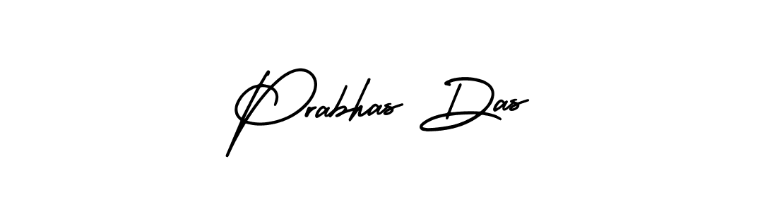 You should practise on your own different ways (AmerikaSignatureDemo-Regular) to write your name (Prabhas Das) in signature. don't let someone else do it for you. Prabhas Das signature style 3 images and pictures png