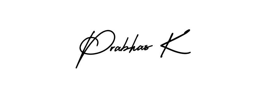 Create a beautiful signature design for name Prabhas K. With this signature (AmerikaSignatureDemo-Regular) fonts, you can make a handwritten signature for free. Prabhas K signature style 3 images and pictures png