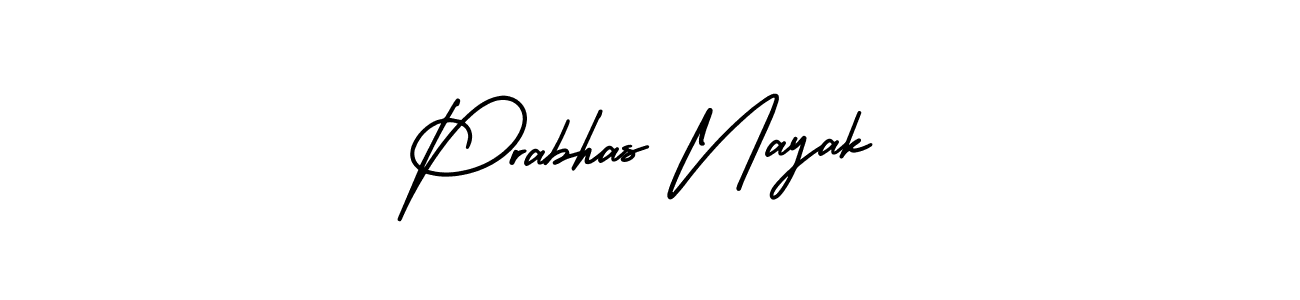 Design your own signature with our free online signature maker. With this signature software, you can create a handwritten (AmerikaSignatureDemo-Regular) signature for name Prabhas Nayak. Prabhas Nayak signature style 3 images and pictures png