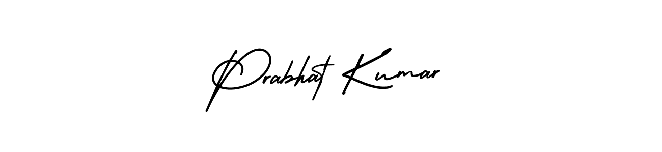 Make a beautiful signature design for name Prabhat Kumar. With this signature (AmerikaSignatureDemo-Regular) style, you can create a handwritten signature for free. Prabhat Kumar signature style 3 images and pictures png