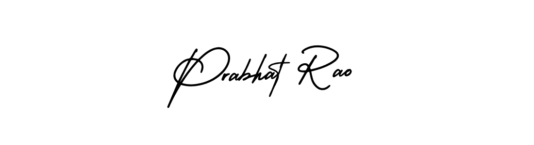 Prabhat Rao stylish signature style. Best Handwritten Sign (AmerikaSignatureDemo-Regular) for my name. Handwritten Signature Collection Ideas for my name Prabhat Rao. Prabhat Rao signature style 3 images and pictures png