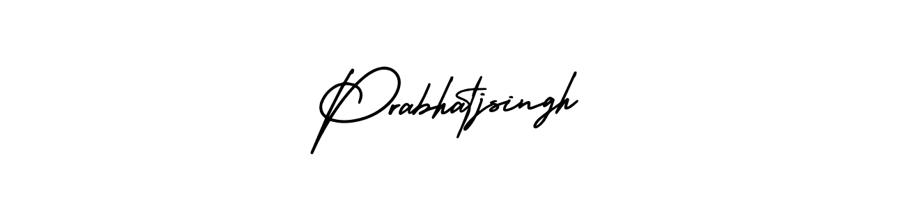 Prabhatjsingh stylish signature style. Best Handwritten Sign (AmerikaSignatureDemo-Regular) for my name. Handwritten Signature Collection Ideas for my name Prabhatjsingh. Prabhatjsingh signature style 3 images and pictures png